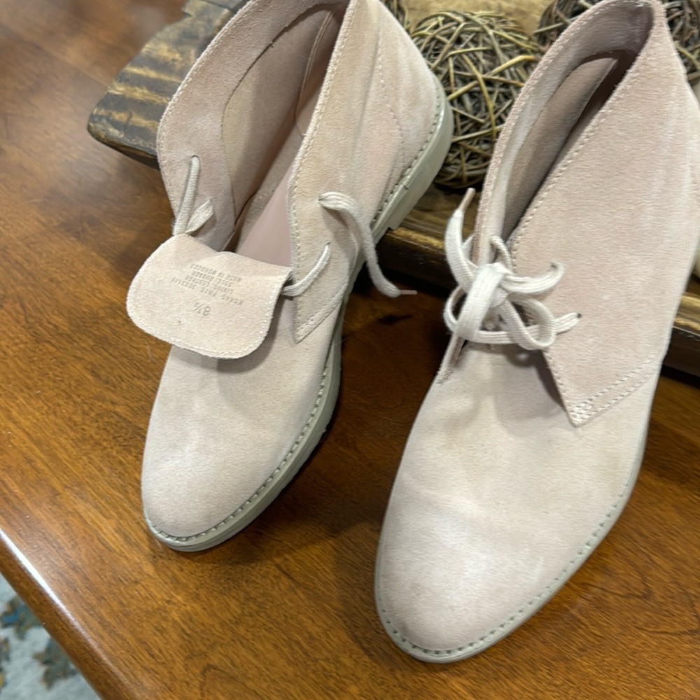 J Crew 8.5 Light Pink Suede Boots
